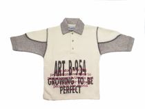 Buzo de Algodon Frizado Tipo Chomba Estampado 