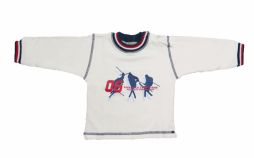 Buzo de Algodon Frizado Estampado Sky