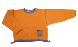 Buzo de Algodon Frizado Bordado de Flor