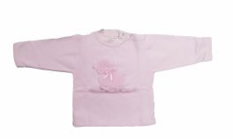 Buzo de Algodon Frizado Con Aplique de Oveja