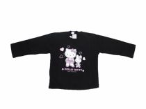 Buzo de Algodon Frizado Estampado Hello Kitty Con Brillo