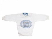 Buzo de Algodon Frizado Estampado Con Oso