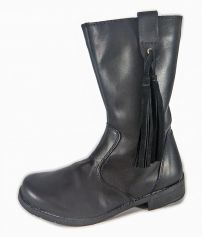 Titanitos Bota de montar con flecos cuero Erin