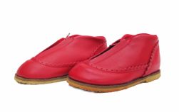 Botita Corta de Cuero Con Cierre