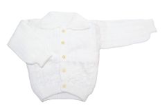 Saco Saquito de Cashmilon Con Cuello Tipo Chomba