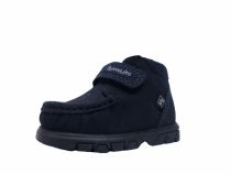 Botita Bota de Nobuk Con Velcro y Costura