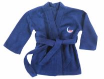 Bata Polar Con Luna Bordada