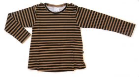 Remera Manga Larga de Modal Estampado Rayado