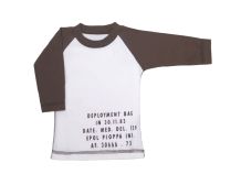 Remera Manga Larga Combinada