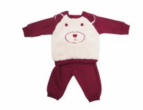 Conjunto Frisa Buzo y Pantalón Con Oso