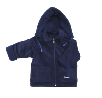 Campera de Corderoy Termica con Capucha Interior de Polar- Reversible