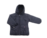 Campera de Microfibra Forrado en Polar con Ajuste en Cintura