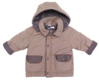 Campera de Microfibra Bordada con Aplique de Bomberos con Camion en la Espalda