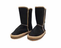 Bota tipo Barker Gamuza y Corderito - Pantubota