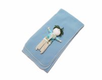 Bufanda de Polar con Aplique de Muñeco Varon