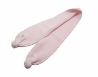 Bufanda Tejida Con Pom Pom 