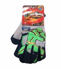 Guante  Personaje Tejido Estampado de Power Rangers Luchando