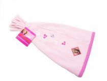 Gorro de Polar con Flecos y Aplique de Barbie