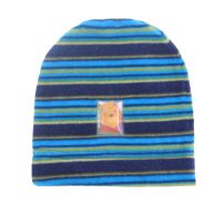 Gorro de Polar Rayado con Aplique de Winnie The Pooh