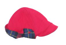 Gorro Aviador de Gabardina Combinado Liso y Escoces