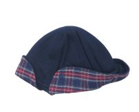 Gorro Aviador de Gabardina Combinado Liso y Escoces