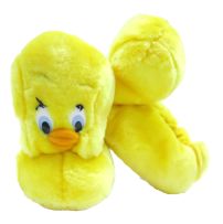 Pantufla Peluche Personaje Pajarito De Piel  "Piolin"