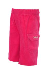 Pantalon de Corderoy con Bolsillo Cargo Bordado