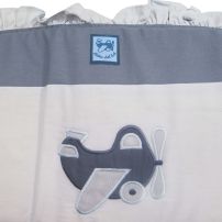 Acolchado con Chichonera de Cuna Funcional Estampado de Juguetes