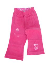 Pantalon de Corderoy Oxford Bordado Girl Flor
