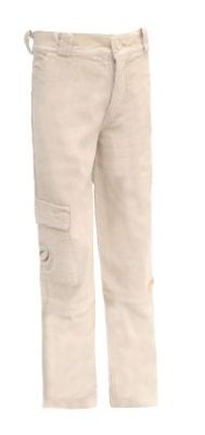 Pantalon de Corderoy con Bolsillo Cargo Bordado