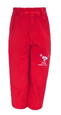 Pantalon de Corderoy con Elastico y Dalmata Bordado