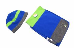 Conjunto de Gorro y Bufanda Polar Combinado