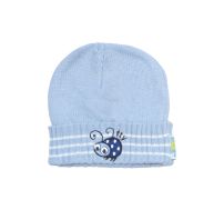 GFTY615 Gorrito Rayado con aplique bordado