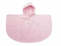 Poncho de Polar Aplique de Corazon y Corona