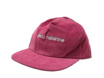 Gorro Cap de Corderoy Ajustable Bordado Paco Rabanne