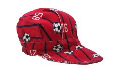 Gorro Cap de Corderoy Estampado Pelotas de Futbol