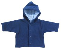 Campera de Polar con Capucha y Broches