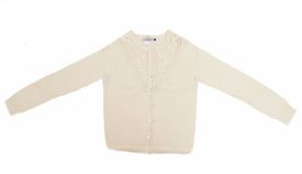 Saco Tejido con Encaje