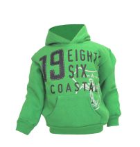 Buzo Frizado Estampado con Capucha 