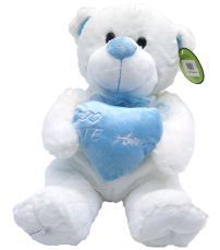 Oso de Peluche con Moño y Corazon "Te Amo" 