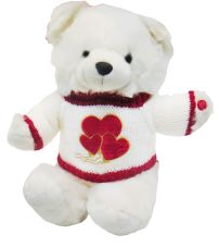 Peluche de Oso con Pullover Tejido