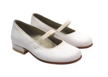 Zapato Balerina Con Elastico y Taco Forrado