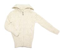 Saco Tejido Con Cierre - Hilo Brillante