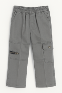 Pantalon Gabardina Cargo Recto