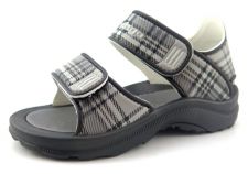 Sandalia de goma doble velcro 