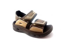 Sandalia de goma con doble velcro 