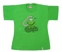 Remera Manga Corta Estampado Rana con Boca Pop Up