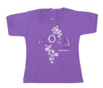 Remera Manga Corta con Bordado en Lentejuelas Aloha