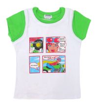 Remera Manga Corta Estampado Tipo Historieta