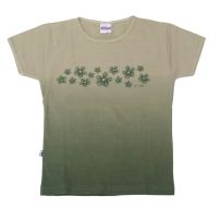 Remera Manga Corta Algodon Estampado Flores